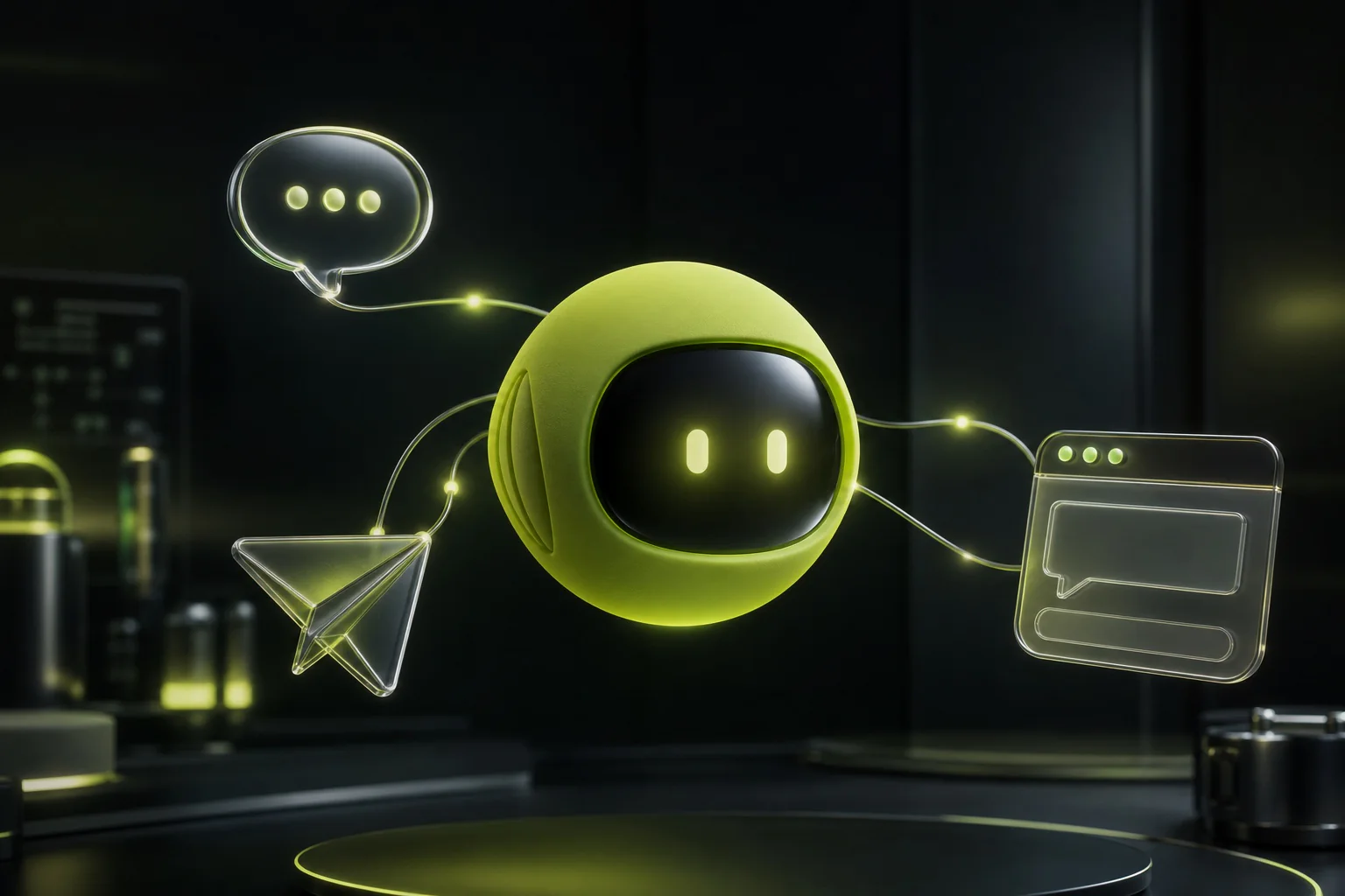 Обложка кейса Ovirex AI Bot с системой связанных диалоговых каналов